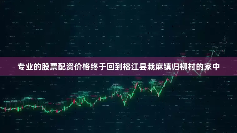 专业的股票配资价格终于回到榕江县栽麻镇归柳村的家中